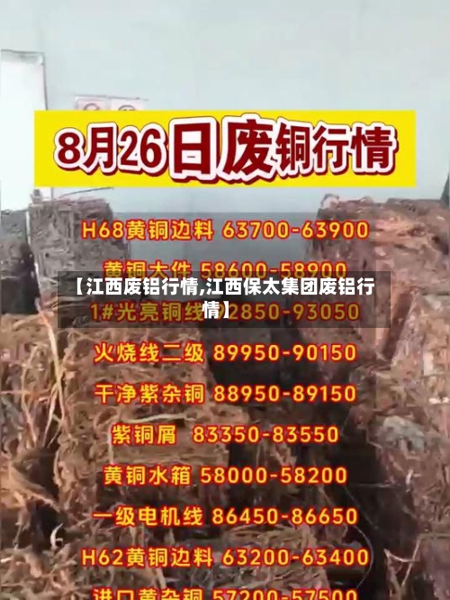 【江西废铝行情,江西保太集团废铝行情】-第2张图片