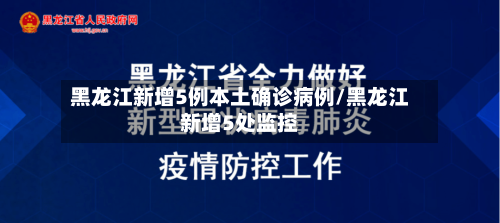 黑龙江新增5例本土确诊病例/黑龙江新增5处监控-第2张图片