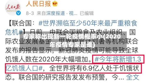 专家称出现新一轮疫情概率小(2020年疫情专家是谁)-第3张图片