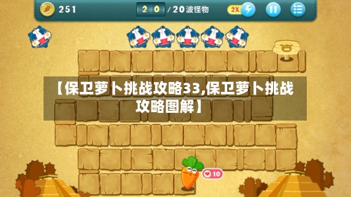 【保卫萝卜挑战攻略33,保卫萝卜挑战攻略图解】-第2张图片
