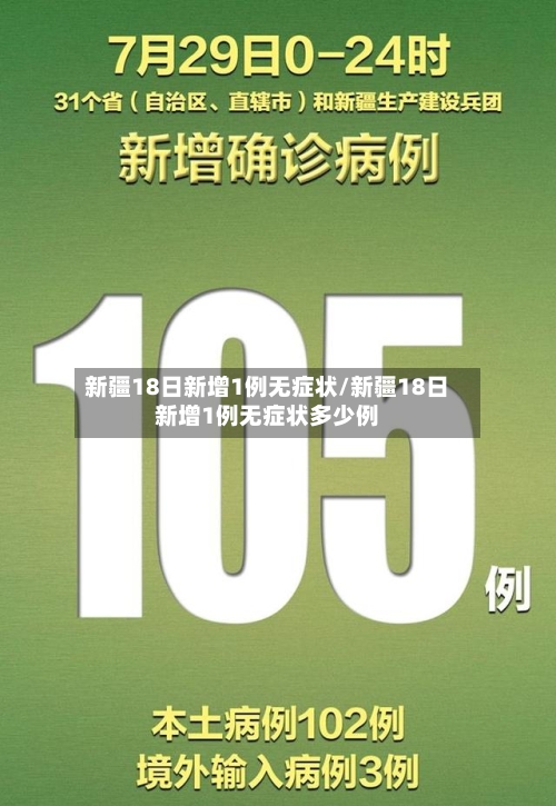 新疆18日新增1例无症状/新疆18日新增1例无症状多少例-第2张图片
