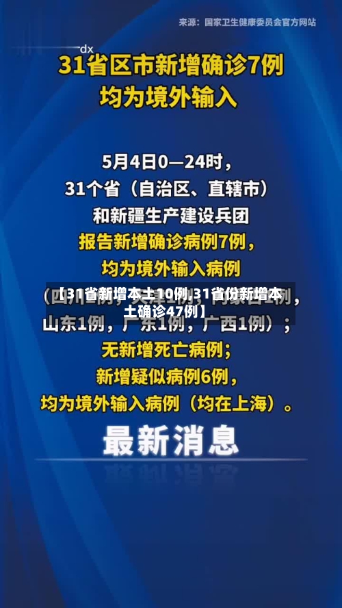 【31省新增本土10例,31省份新增本土确诊47例】-第3张图片