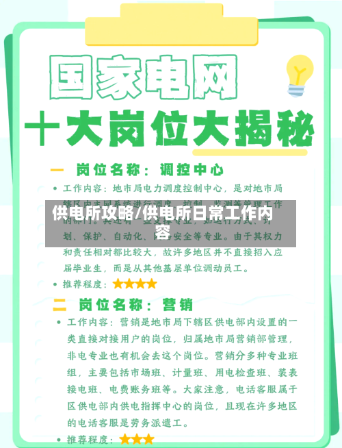 供电所攻略/供电所日常工作内容-第2张图片