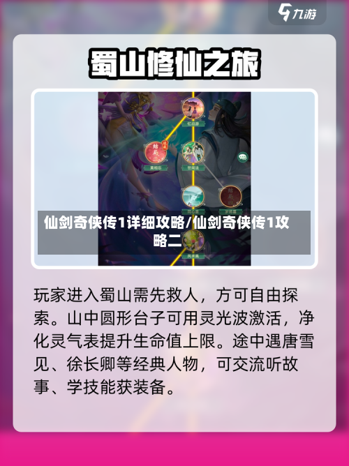 仙剑奇侠传1详细攻略/仙剑奇侠传1攻略二-第3张图片