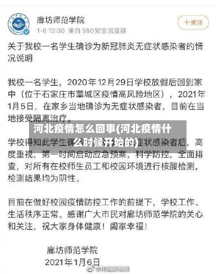 河北疫情怎么回事(河北疫情什么时候开始的)-第2张图片