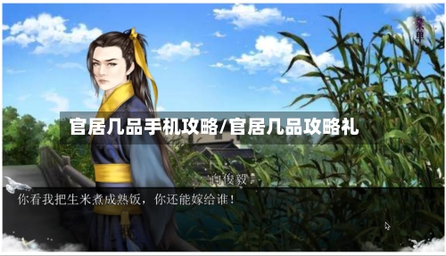 官居几品手机攻略/官居几品攻略礼-第2张图片