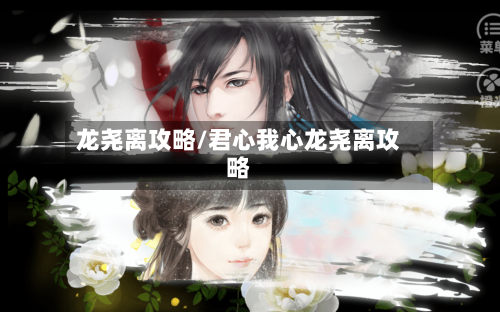 龙尧离攻略/君心我心龙尧离攻略-第2张图片