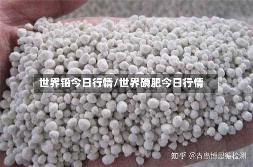 世界铅今日行情/世界磷肥今日行情