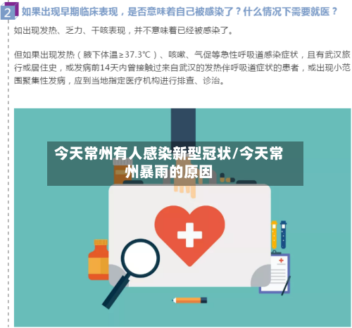 今天常州有人感染新型冠状/今天常州暴雨的原因