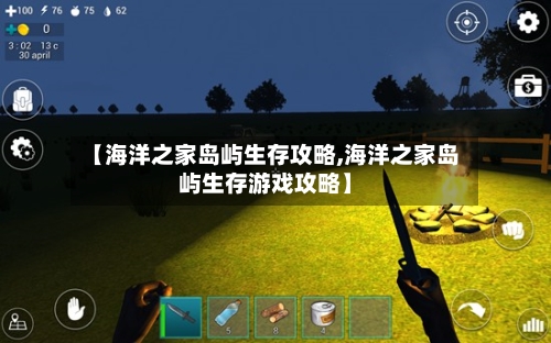 【海洋之家岛屿生存攻略,海洋之家岛屿生存游戏攻略】