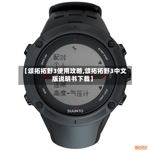 【颂拓拓野3使用攻略,颂拓拓野3中文版说明书下载】-第2张图片