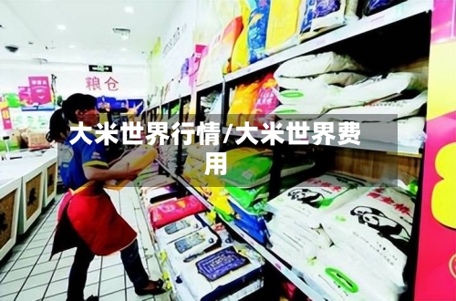 大米世界行情/大米世界费用