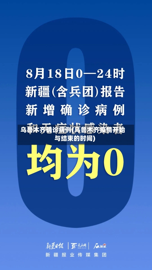 乌鲁木齐确诊病例(乌鲁木齐疫情开始与结束的时间)