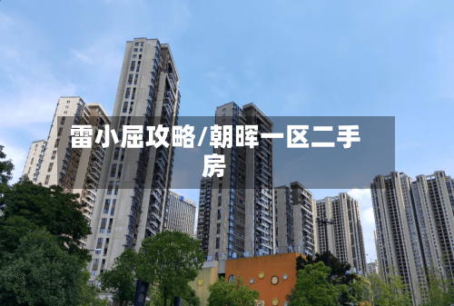 雷小屈攻略/朝晖一区二手房-第3张图片