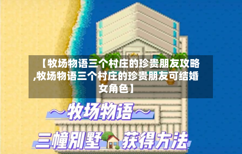 【牧场物语三个村庄的珍贵朋友攻略,牧场物语三个村庄的珍贵朋友可结婚女角色】-第2张图片