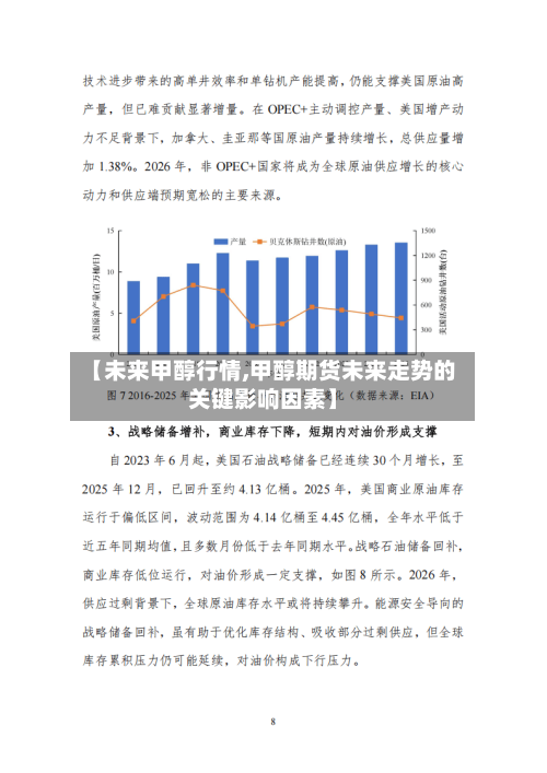 【未来甲醇行情,甲醇期货未来走势的关键影响因素】-第2张图片