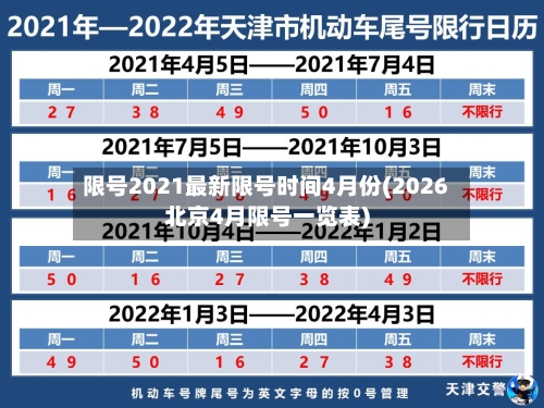 限号2021最新限号时间4月份(2026北京4月限号一览表)-第2张图片