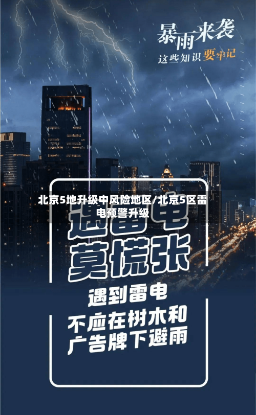 北京5地升级中风险地区/北京5区雷电预警升级