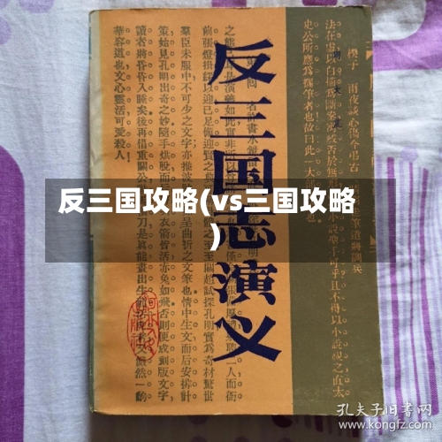 反三国攻略(vs三国攻略)-第3张图片