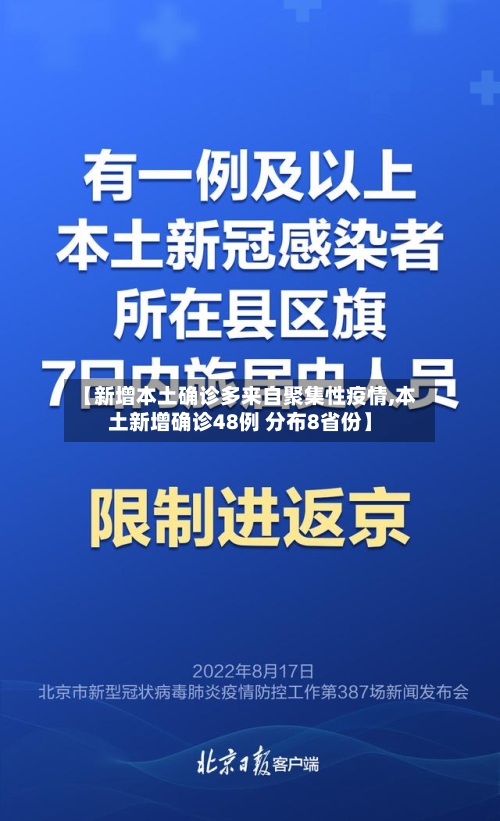 【新增本土确诊多来自聚集性疫情,本土新增确诊48例 分布8省份】-第2张图片