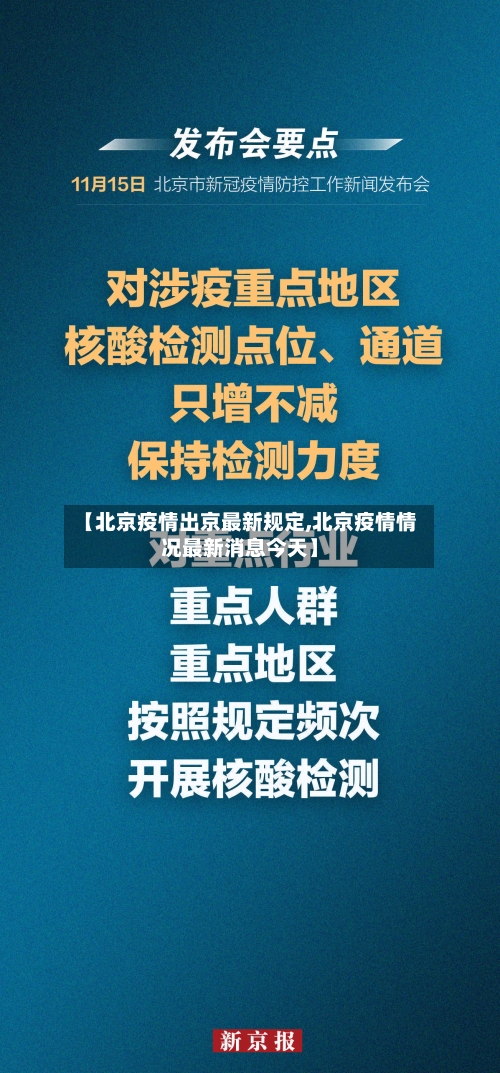 【北京疫情出京最新规定,北京疫情情况最新消息今天】