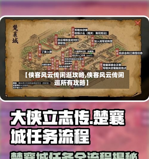 【侠客风云传闲逛攻略,侠客风云传闲逛所有攻略】
