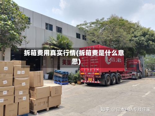 拆箱费用真实行情(拆箱费是什么意思)-第2张图片