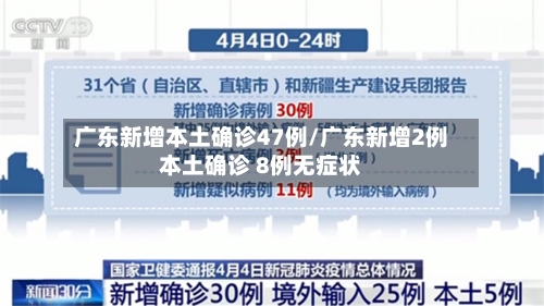 广东新增本土确诊47例/广东新增2例本土确诊 8例无症状