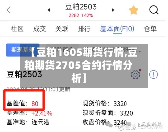 【豆粕1605期货行情,豆粕期货2705合约行情分析】-第2张图片