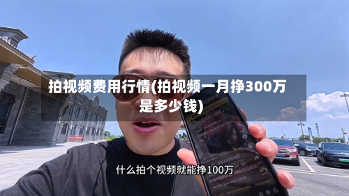 拍视频费用行情(拍视频一月挣300万是多少钱)