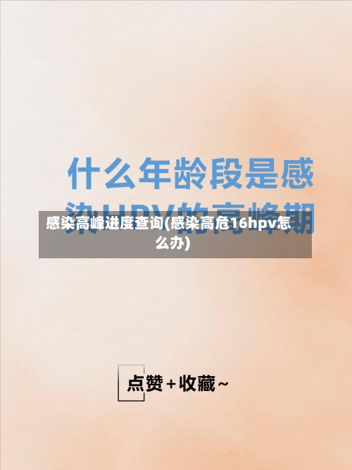 感染高峰进度查询(感染高危16hpv怎么办)