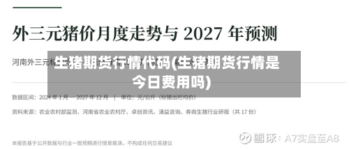 生猪期货行情代码(生猪期货行情是今日费用吗)-第3张图片