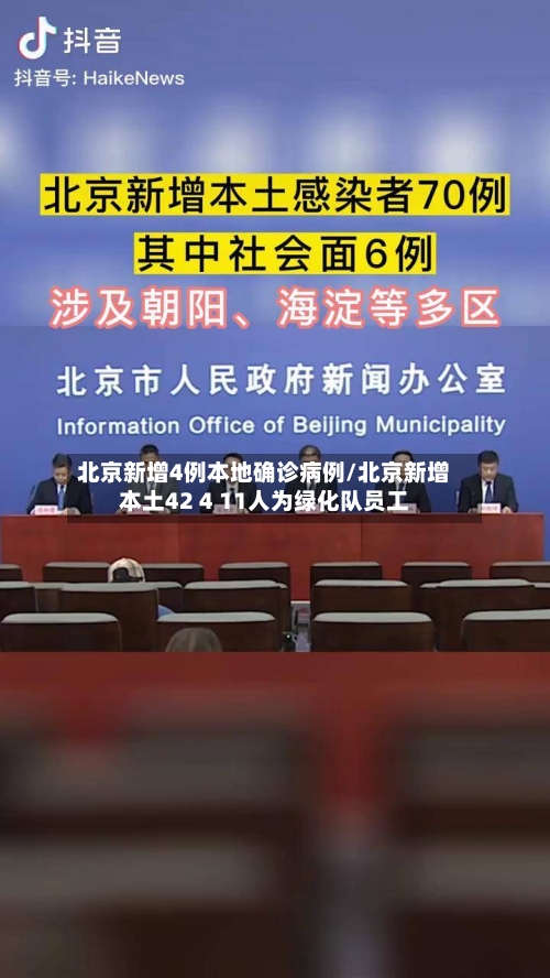北京新增4例本地确诊病例/北京新增本土42 4 11人为绿化队员工