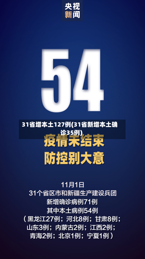 31省增本土127例(31省新增本土确诊35例)-第2张图片