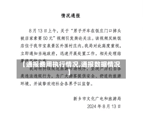 【通报费用执行情况,通报数据情况】