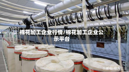 棉花加工企业行情/棉花加工企业公示平台