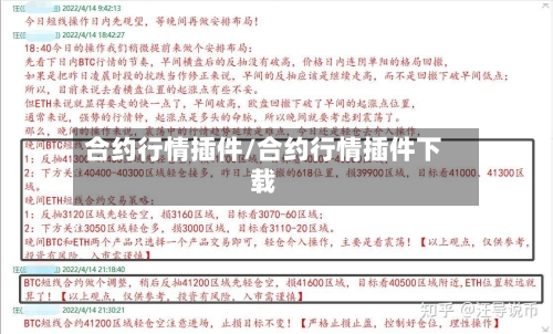 合约行情插件/合约行情插件下载