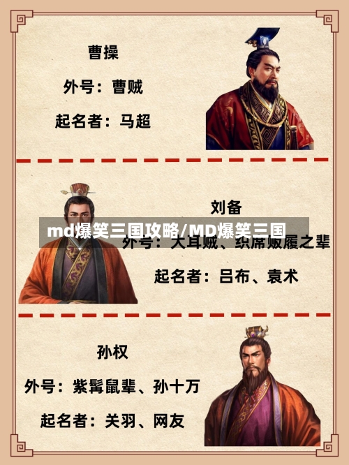 md爆笑三国攻略/MD爆笑三国-第3张图片