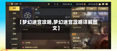 【梦幻迷宫攻略,梦幻迷宫攻略详解图文】-第2张图片