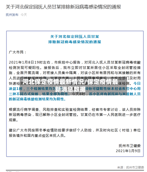 河北保定疫情最新情况/保定疫情最新消息数据-第2张图片