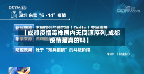 【成都疫情毒株国内无同源序列,成都疫情是真的吗】
