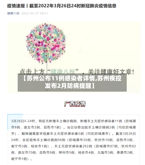 【苏州公布11例感染者详情,苏州疾控发布2月防病提醒】-第2张图片