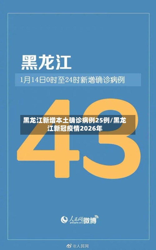 黑龙江新增本土确诊病例25例/黑龙江新冠疫情2026年-第2张图片