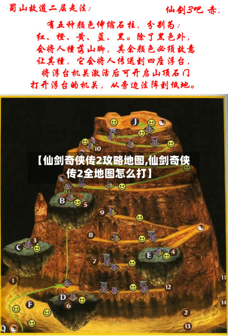 【仙剑奇侠传2攻略地图,仙剑奇侠传2全地图怎么打】