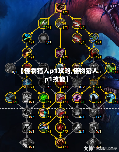 【怪物猎人p1攻略,怪物猎人p1技能】-第3张图片