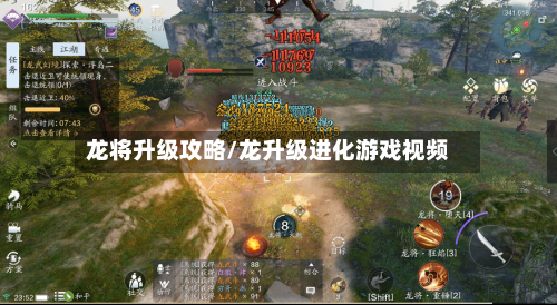 龙将升级攻略/龙升级进化游戏视频