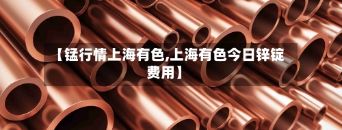 【锰行情上海有色,上海有色今日锌锭费用】-第2张图片