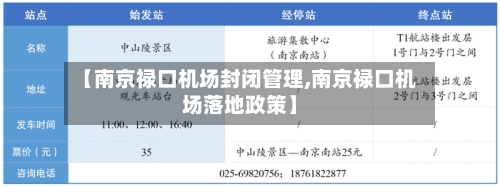 【南京禄口机场封闭管理,南京禄口机场落地政策】-第3张图片