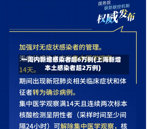 一周内新增感染者超6万例(上海新增本土感染者超2万例)-第3张图片