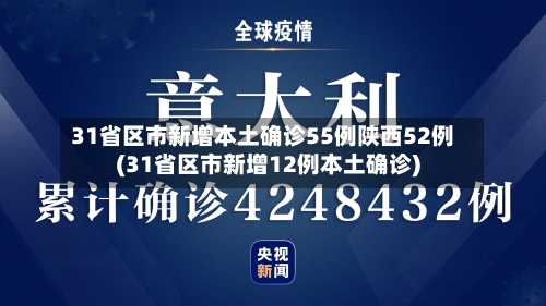 31省区市新增本土确诊55例陕西52例(31省区市新增12例本土确诊)-第2张图片
